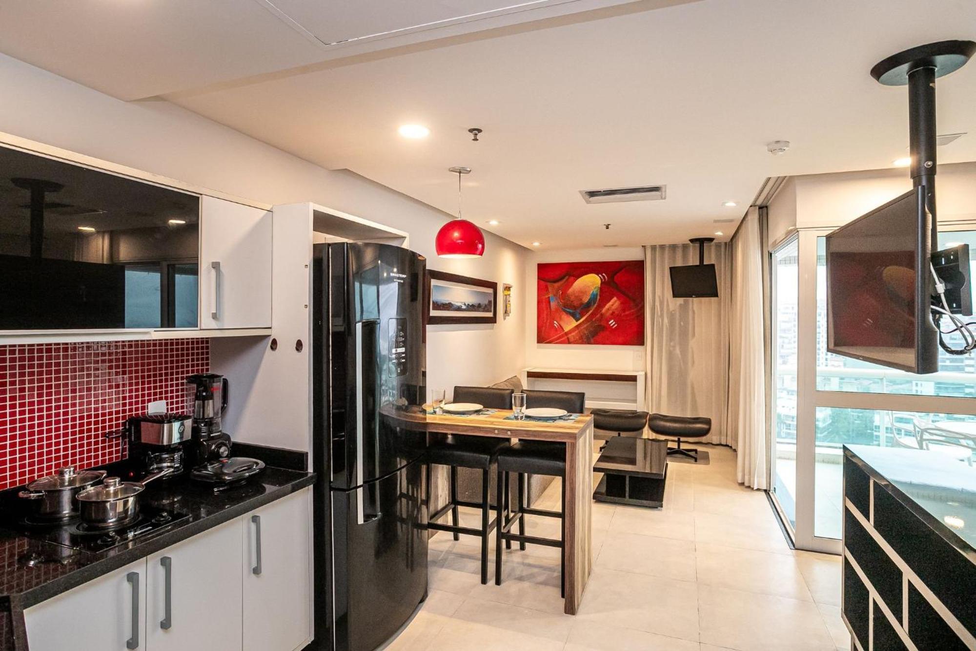 Flat Com Servico E Lazer Com Vista O Mar Da Barra Da Tijuca *