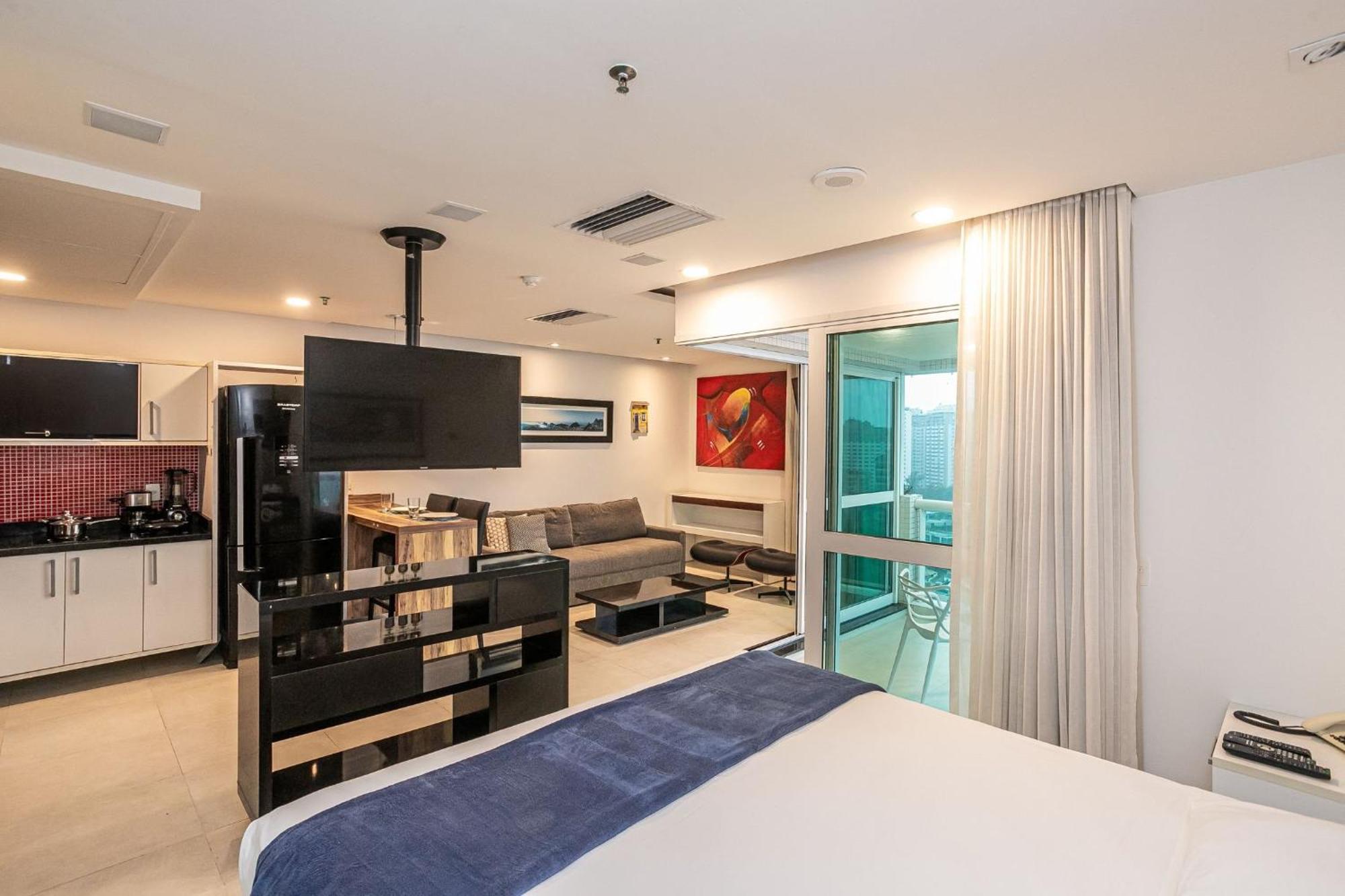 Flat Com Servico E Lazer Com Vista O Mar Da Barra Da Tijuca * Rio de Janeiro