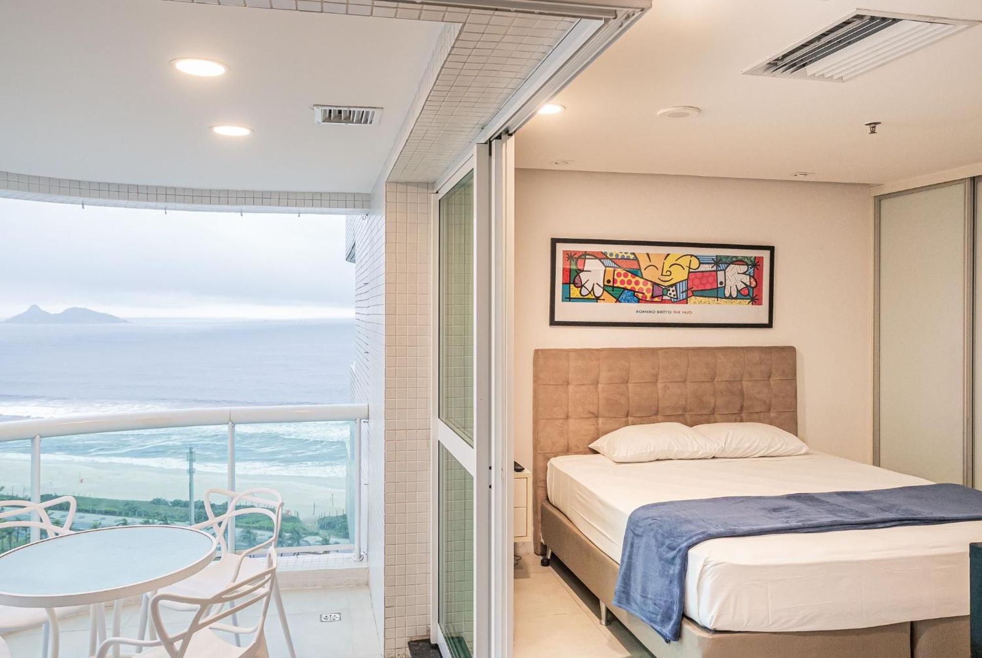 Apartamento Flat Com Servico E Lazer Com Vista O Mar Da Barra Da Tijuca