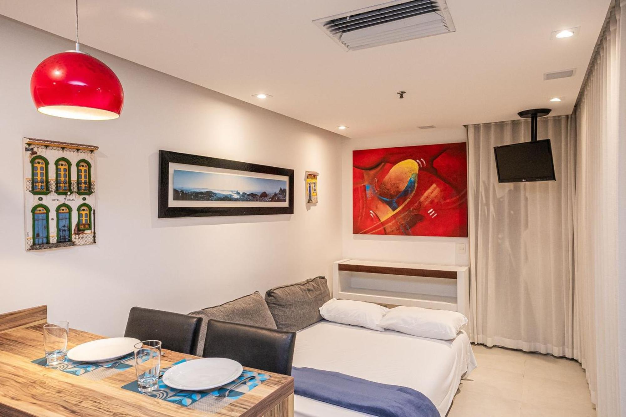 Flat Com Servico E Lazer Com Vista O Mar Da Barra Da Tijuca Apartamento Rio de Janeiro