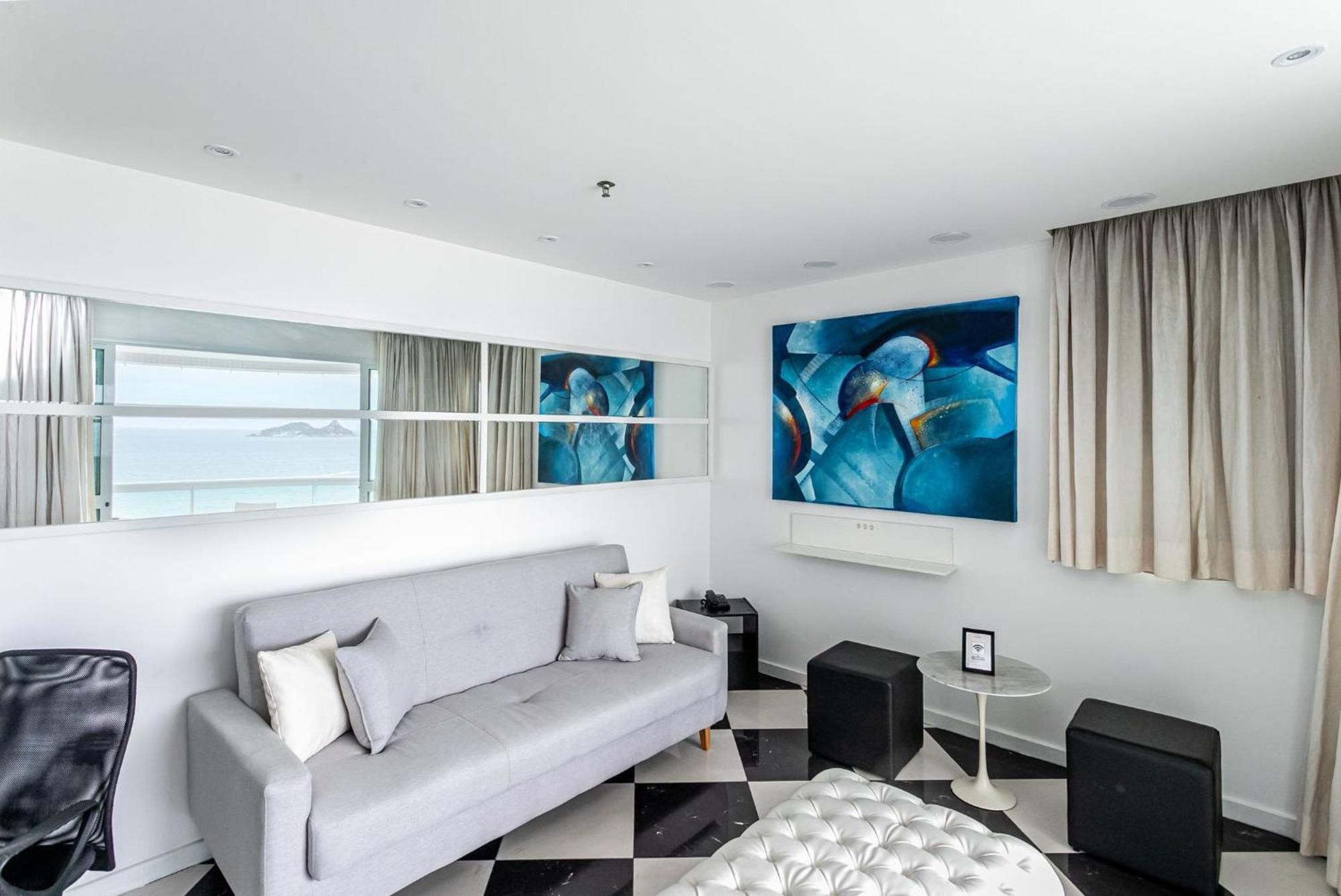 Apartamento Flat Com Servico E Lazer Com Vista O Mar Da Barra Da Tijuca