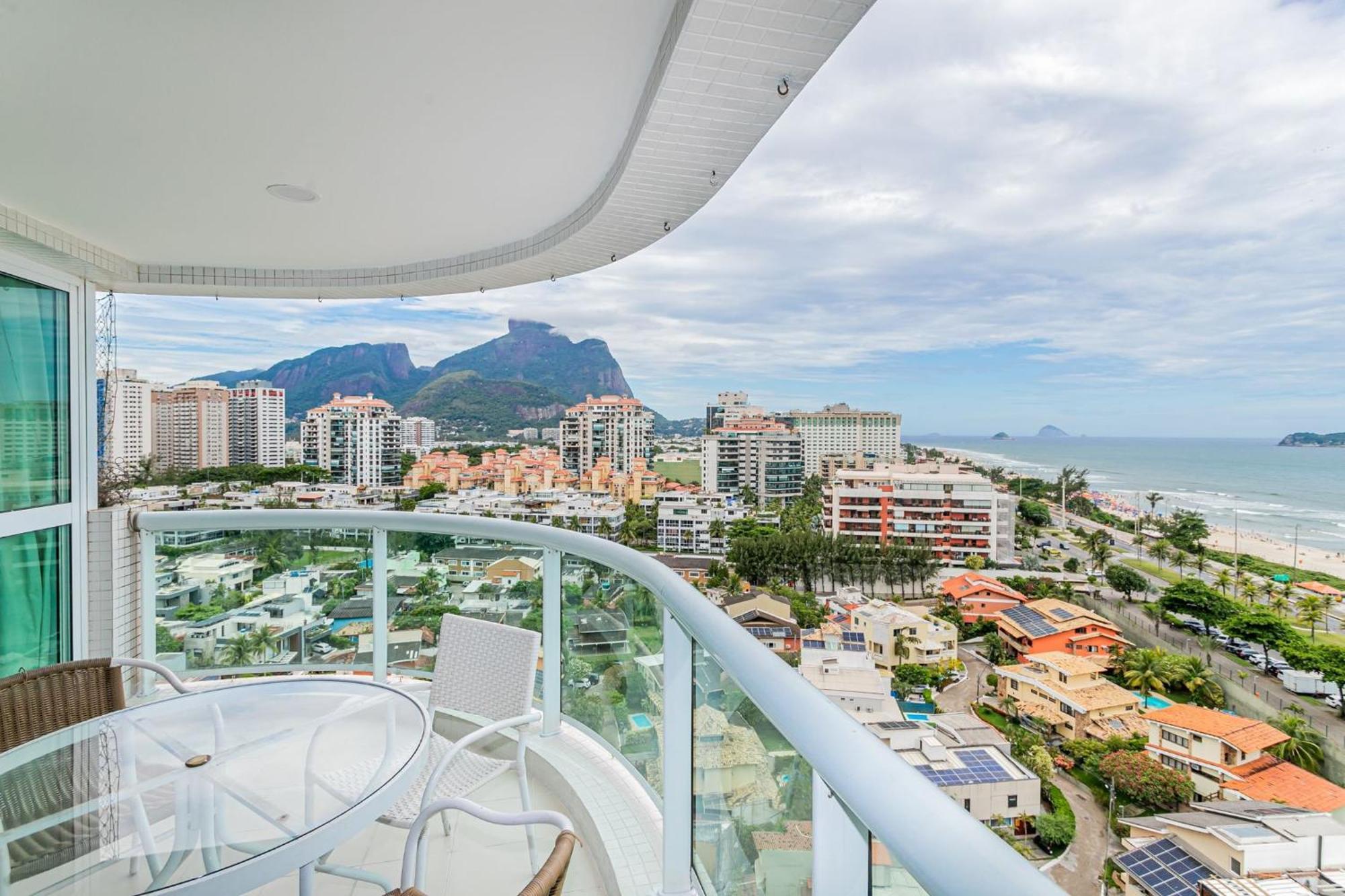 Flat Com Servico E Lazer Com Vista O Mar Da Barra Da Tijuca Apartamento Rio de Janeiro
